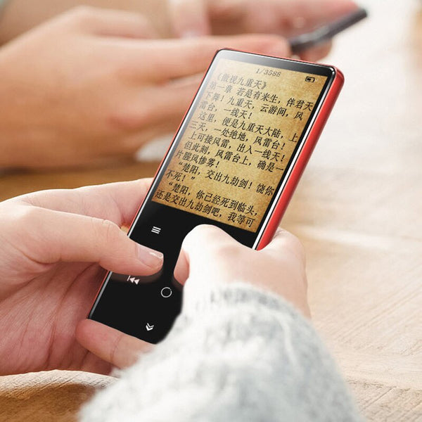 Bluetooth 4.2 touch screen MP4 player  with FM radio recording E-book Video playback Portable Slim Lossless Sound walkman