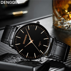Men's Wrist Watch Leather Military Alloy Analog Quartz Business Watch Man Reloj Hombre 2019 Men Wristwatch Clock