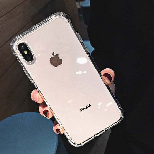 Shockproof Clear Phone Case for iPhone Xr Xs Max X 6 6S 7 8 Plus Soft TPU Transparent Phone Case for iPhone Xr Xs Max 6 7 8 Plus