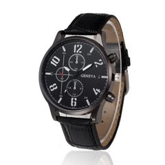 Men Watch Retro Design Leather Band Analog Alloy Quartz Wrist Watch Man vintage men wristwatch clock relogios masculinos