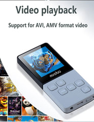 Mrobo HIFI MP4 Player Built-in Speakers High Sound Quality MINI Music Player Support 64G TF Card FM E-book
