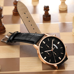 Geneva Women Mens Wristwatch Stainless Steel Leather Analog Alloy Quartz watches man wrist watches day date men watch