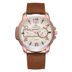 Men Wristwatch Quartz High Quality Leather Blu Ray Glass Watch Man Reloj Hombre 2019 Men Wristwatch Clock relogio masculino