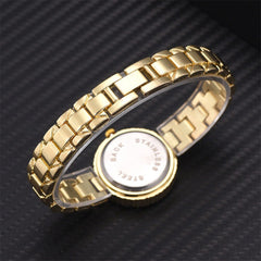 Women's Watches Bayan Kol Saaty Fashion Montre Femme Acier Inoxydable High Grade Clock Reloj De Mujer Quartz movement@ 50