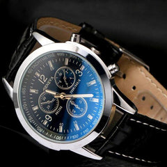 Men's Quartz Watch Casual Relogio Masculino Classic Saati Leather Watches Elegant Sports Out Door Wristwatch Male Relojes