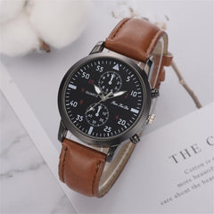 Men's Wrist Watch Fashion Leather Alloy Analog Quartz Business Watch Mens Watches Mens 2019 Men Wristwatch Clock