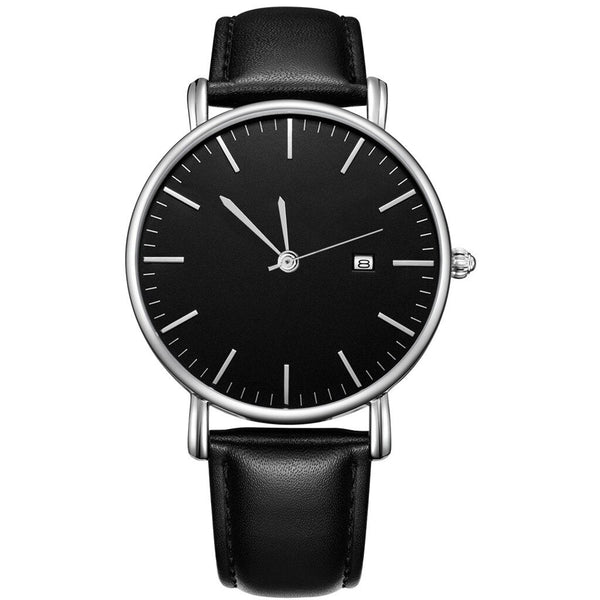 Men Wrist Watch Business Casual Design Stainless Steel Couple Quartz Analog Watch Man Reloj Hombre 2019 Men Wristwatch Clock