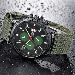 Mens Watch Military Steel Military Date Quartz Analog Army Dress Watch Man new arrival in men wrist watches relogio masculino