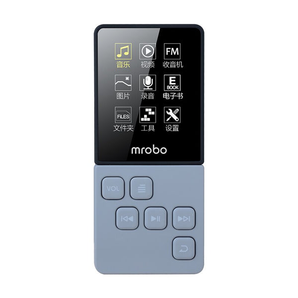 Mrobo HIFI MP4 Player Built-in Speakers High Sound Quality MINI Music Player Support 64G TF Card FM E-book