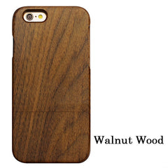 Natural Wood Case For iPhone 7 6 6s Plus 5 5s SE Cover High Quality Durable Real Wooden Rosewood Bamboo Walnut Phone Cases Shell