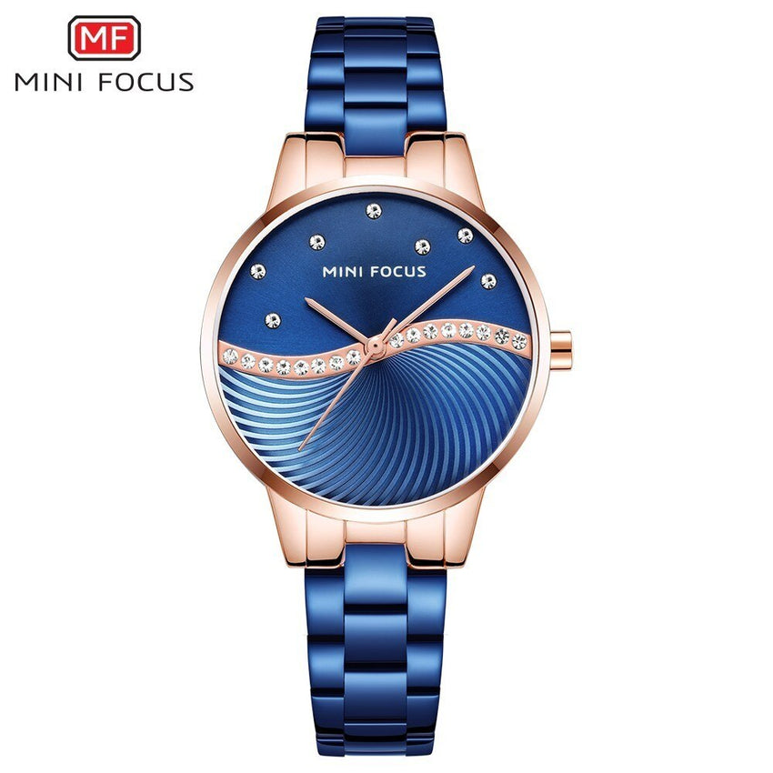 MINIFOCUS Watches Women Fashion Watch 2019 Waterproof Stainless Steel Lady Watch For Woman Clock Casual Dress Ladies Gold Watch