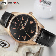Mens Wrist Watch Military Leather Date Quartz Analog Army Casual Dress watch man new arrival in men wrist watches mens watches