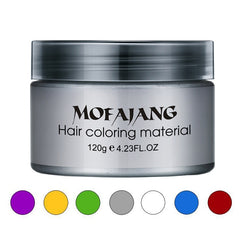 Y&W&F Hair Color Wax Hair Dye 7 Colors Temporary Disposable Hair Chalk Paste Creme One-Time DIY Mud Molding Modeling Easy Wash