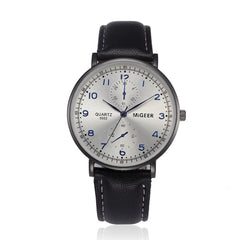 DISU Men Watches Stylish And Simple Temperament Belt unique watch for men relogios masculino