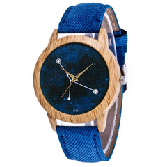 The Dial Is A Temperament Ladies Watch With A Dot On The Characteristic Wood Grain Table Women's Watches Bayan Kol Saaty @50