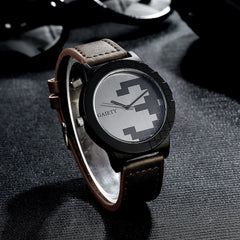 Men's Wristwatch Retro Design Luxury Stainless steel Leather Analog Quartz Watch Man Watches Mens 2019 relojes para hombre