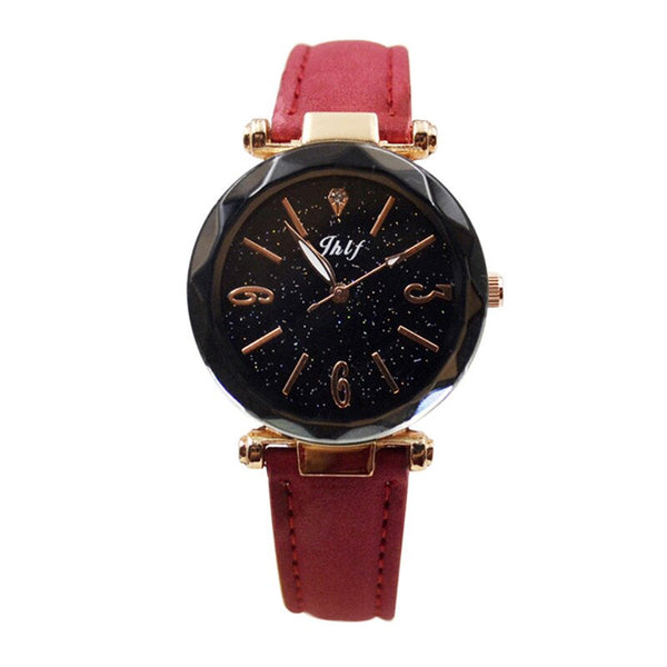 High Quality Fashion Women's Watches Reloj De Mujer Starry Stay Watch  Femmes De Quartz Watches  De Luxe Montres Femmes Clock@50