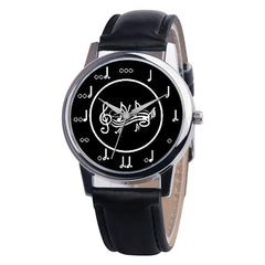 Women's Watches Best Sellers Simple Fashion Quartz Watch Note Pattern Bayan Kol Saati High Quality Featured Zegarki Damskie@50