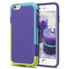 Hybrid PC & Silicone Shockproof Armor Case For iPhone X 8 7 6 6S Plus Cover Fashion Stitching Color Anti-Knonk Phone Cases Shell