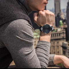 Men Wrist Watches Business Casual Design Stainless Steel Couple Quartz Analog Watch Man relojes hombre 2019 relogios masculino