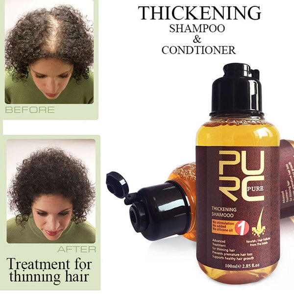 100ML Effective Herbal Scent Hair Loss Treatment Shampoo Ingredients No Irritating Moisturizing Shampoo New