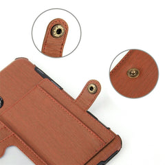 Leather Wallet Case For iPhone XS Max 6 6s 7 8 Plus Plain Business Cases For Samsung Note 8 S8 S9 Plus With Card Pocket Cover