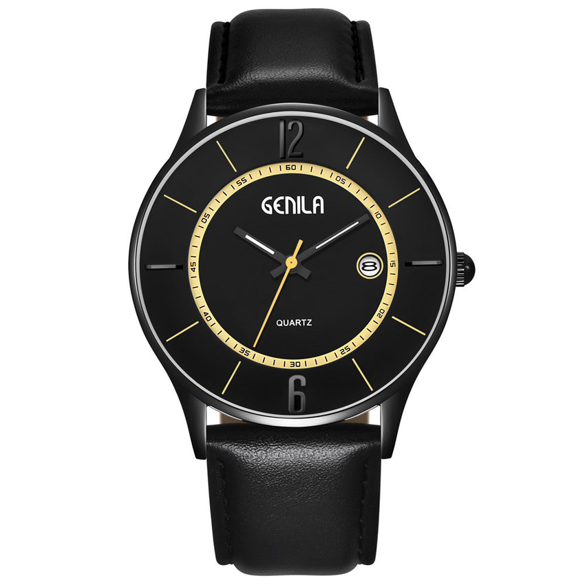 Men's Wristwatch Military Leather Waterproof Date Quartz Analog Army Quartz Watch Man Watches Mens 2019 zegarek meski
