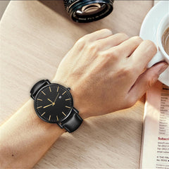 Men Wrist Watch Business Casual Design Stainless Steel Couple Quartz Analog Watch Man Reloj Hombre 2019 Men Wristwatch Clock
