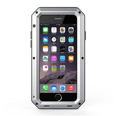 Heavy Duty Protection Doom armor Metal Aluminum phone Case for iPhone 6 6S 7 8 Plus 11 XS Max 5 5S SE Shockproof Dustproof Cover