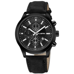 DISU Men Wrist Watch Leather Band Quartz Analog watch man watches mens 2019 relogio masculino
