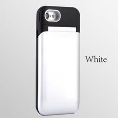 Mirror Flip Case For iphone X 8 7 6 6s Plus Fundas Multifunction Wallet Stand Holder Cover Makeup Phone Cases + Card Slots Coque