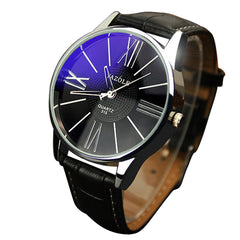 Man Watches Luxury Fashion Leather Glass Quartz Analog Wristwatch Mens Montre Homme 2019 zegarek meski saat erkekler