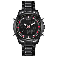 Men Watch Casual LED Digital Strap Stainless Steel Gift Watch Mens Reloj Hombre 2019 Men Wristwatch Clock relogio masculino