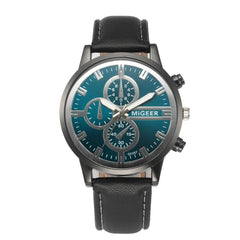 DISU Men Wrist Watch Classic  Leather Strap Quartz Casual wristwatch mens watches mens 2019 relogios masculino