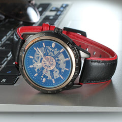 Forsining Men's Automatic Wristwatch Motorcycle Design Transparent Waterproof Watch Man Watches Mens 2019 relojes para hombre