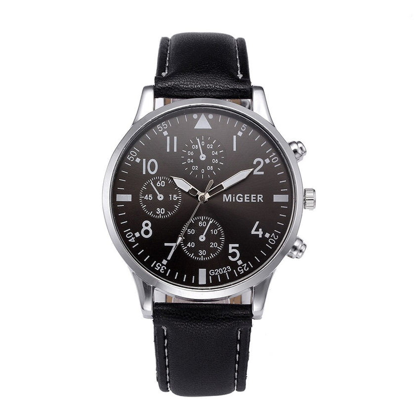 Men Wrist Watch Design Leather Retro Design Leather Band Analog Alloy Quartz Watch Mens Reloj Hombre 2019 Men Wristwatch Clock