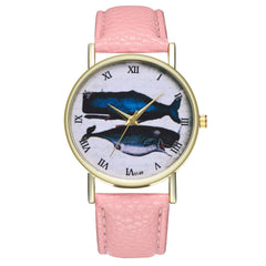 Animal Deep Sea Fish Pattern Women's Watches Casual Watch Simple Stlye Orologio Donna Quartz Wristwatch Clock High Quality @50