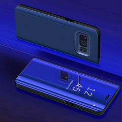 Mirror Flip Case For Samsung Galaxy Note 8 S8 Plus S6 S7 Edge Slim Clear View Smart Cover For iphone 6 6s 7 8 Plus X Phone Cases