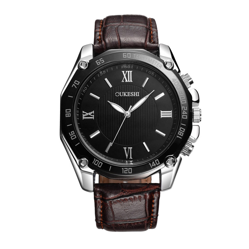 Men Wrist Watches Luxury Stainless Steel Quartz Military Sport Leather Band Dial Watch Man Reloj Hombre 2019 erkek kol saati