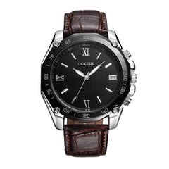 Men Wrist Watches Luxury Stainless Steel Quartz Military Sport Leather Band Dial Watch Man Reloj Hombre 2019 erkek kol saati