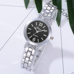 Classic Style Women Watches Rose Gold Digital Dial Ladies Quartz Wristwatch High Quality Alloy Strap Clock Dress Montre Femme@50