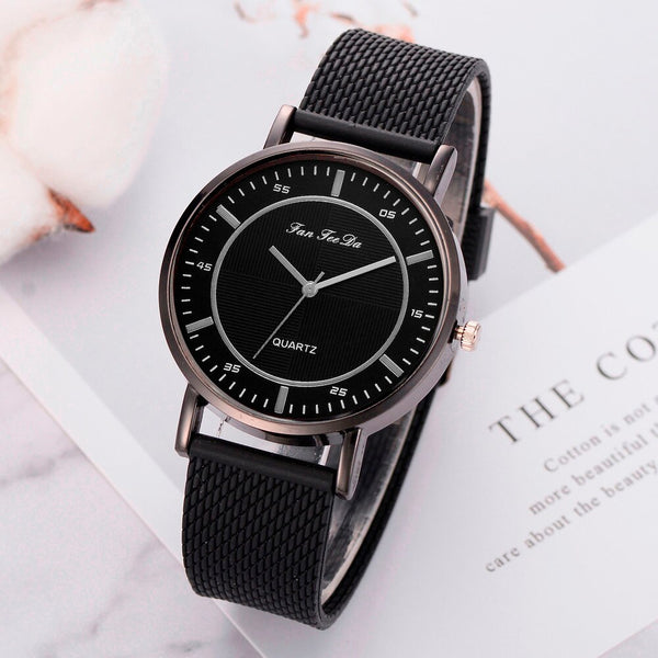 FanFeeDa Men's Watch Leather Belt Analog Sport Quartz wristwatch mens watches mens 2019 men wristwatch clock