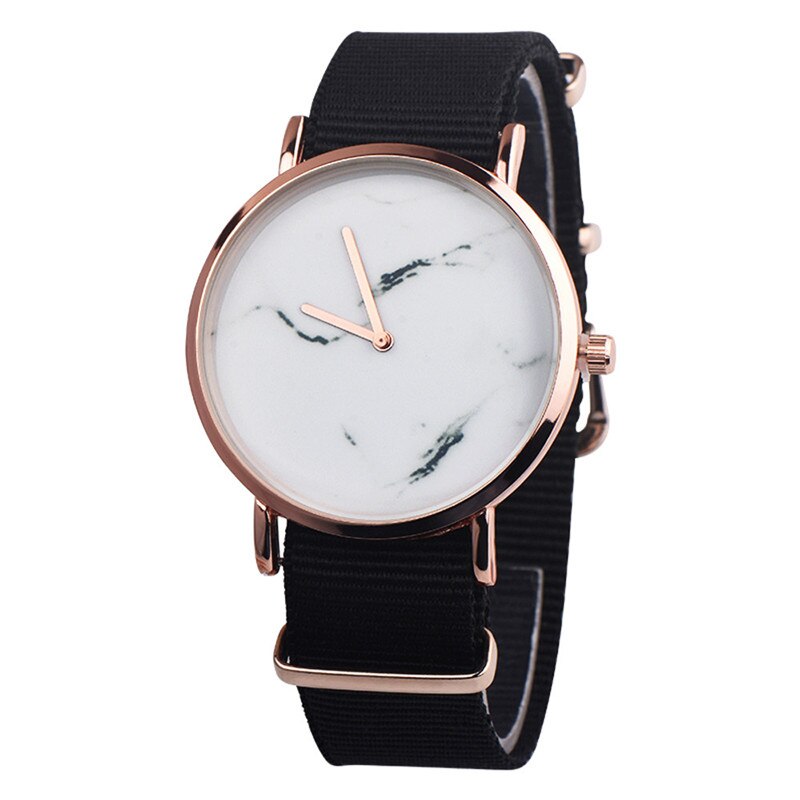 Women's Watches Bayan Kol Saaty Fashion Marbled Men's And Women's Canvas With Watch The Current Popular Factor Zegarki Damski@50
