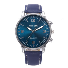 Men Watch Business Leather Strap Sports Simulated Quartz watch man new arrival in men wrist watches wristwatch mens