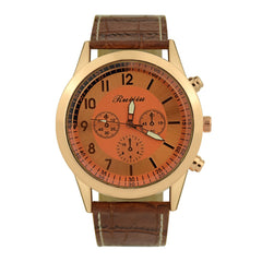DISU Men's Watch Leather Quartz Luxury Casual Clock wristwatch mens watches mens 2019 relogio masculino