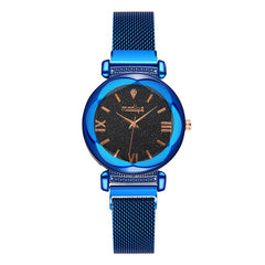 New Classic  Women's Watches  Starry Sky Ladies Quartz Wristwatch Simple Magnetic Buckle Belt Clock Luxury Relogio Feminino@50