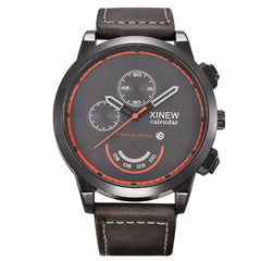 Mens Watches Vintage Classic Waterproof Date Leather Strap Sport Quartz Army Watch Man Reloj Hombre 2019 erkek kol saati