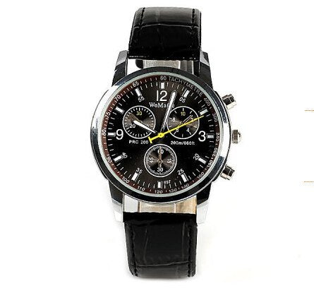 Unisex Men Women Watch Classic Round Metal Dial Leather Strap Watches Analog Quartz Womage Wrist Watch casual relojes gifts