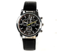 Unisex Men Women Watch Classic Round Metal Dial Leather Strap Watches Analog Quartz Womage Wrist Watch casual relojes gifts