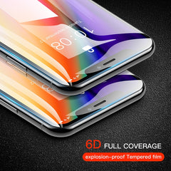 6D Full Cover Tempered Glass On The For iPhoneX 6 7 8 Plus Screen Protector For iPhone 6 6s Plus PLus Protective Glass Film